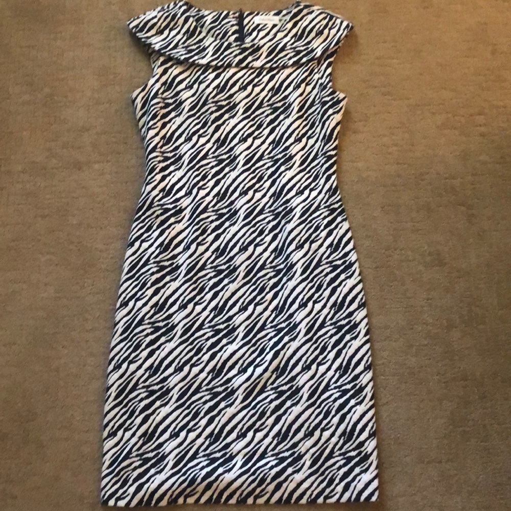 Zebra print dress